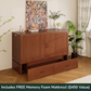 Olivia Queen Murphy Cabinet Bed With Mattress