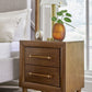 Lyncott - Brown - Two Drawer Night Stand