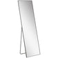 64"x20" Full Length Mirror, Floor Standing, Wall-Mounted or Leaning Against Wall Tall Mirror w/Support Frame, Rectangular Full Body Mirror for Bedroom, Living Room, Black