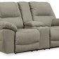 Next-Gen Gaucho - DBL REC PWR Loveseat w/Console - Putty