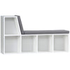 5-Cube Bookcase with Reading Nook - Grey