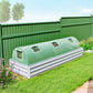 Portable Mini Greenhouse, Tunnel Growing Tent with 5 Mesh Windows and Steel Frame