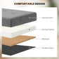 Storage Ottoman Bench, Velvet Upholstered Foldable Ottoman Footrest, Foot Stool with Wood Legs for Living Room, Bedroom