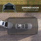 20 x 13 ft Carport, Portable Garage with Roll-Up Door and Windows, PE Canopy, Steel Frame, Dark Grey
