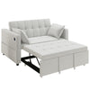 Convertible Sofa Bed with Pull-Out Sleeper and USB