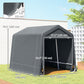 Garden Storage Tent, Patio Storage Shelter w/ Metal Frame and Double Zipper Doors, Green