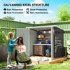 5' x 3' Garden Shed with Double Doors