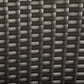 Patio Wicker Adirondack Chair, Outdoor Rattan Muskoka Chair with Cushions for Patio, Garden, Backyard Dark Blue