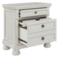 Robbinsdale - Antique White - Two Drawer Night Stand