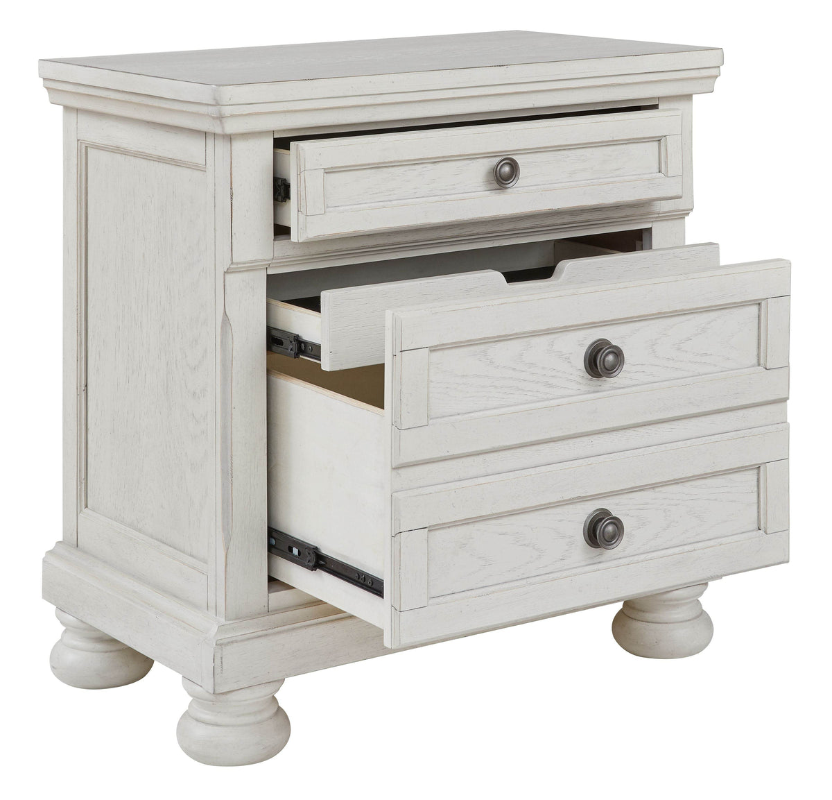 Robbinsdale - Antique White - Two Drawer Night Stand - Forward Furniture