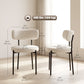 Berber Fleece Dining Chairs Set of 4 - Beige