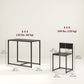 Dining Table Set, Industrial Dining Set for 2, Kitchen Table and Chairs for Small Space, Dining Room Table with Chairs