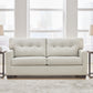 Belziani - Coconut - Sofa - Leather Match