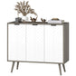 Sideboard Buffet Cabinet with 3 Doors - Grey