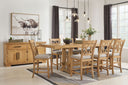 10 Pc. Table, 8 Barstools, Server