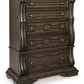 Maylee - Dark Brown - Five Drawer Chest