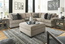 4 Pc. Left Arm Facing Loveseat Sectional, Ottoman
