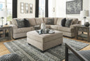 4 Pc. Left Arm Facing Loveseat Sectional, Ottoman