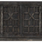 Roseworth - Distressed Black - Accent Cabinet