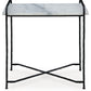 Ashber - White / Black - Accent Table