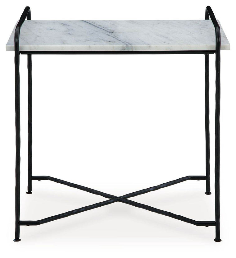 Ashber - White / Black - Accent Table - Forward Furniture