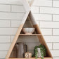 Cadelaria - White / Natural - Wall Shelf