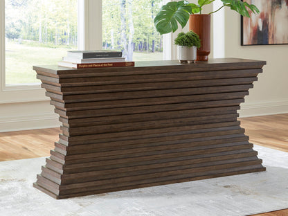 Hannodream - Warm Brown - Sofa Table - Forward Furniture