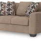 Triston-Peaks - Suede - Loveseat