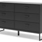 Socalle - Six Drawer Dresser