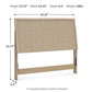 Cielden - Two-Tone - Panel Headboard