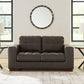 Luigi - Thunder - Loveseat - Leather Match