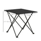Folding Camping Table, Outdoor Portable Picnic Table with Carry Bag, Foldable Table for Camping, Picnic, Hiking, Black