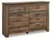 Trinell - Six Drawer Dresser - 61.34