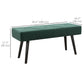 39" Upholstered End of Bed Bench - Green