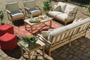 4 Pc. Table, Loveseat, 2 Chairs