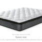 12 Inch Pocketed Hybrid - Queen Mattress - White