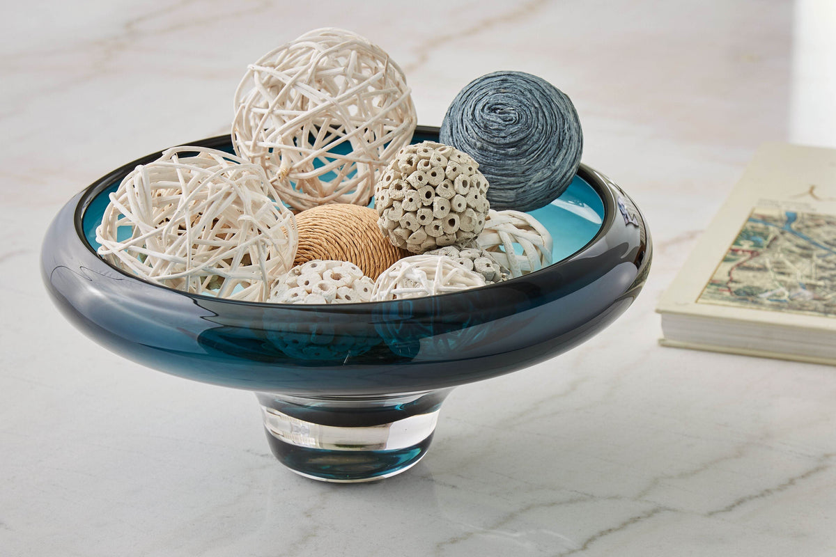 Vallborough - Teal Blue - Bowl - Forward Furniture