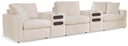 5 Pc. Sectional With 2 Audio System Consoles