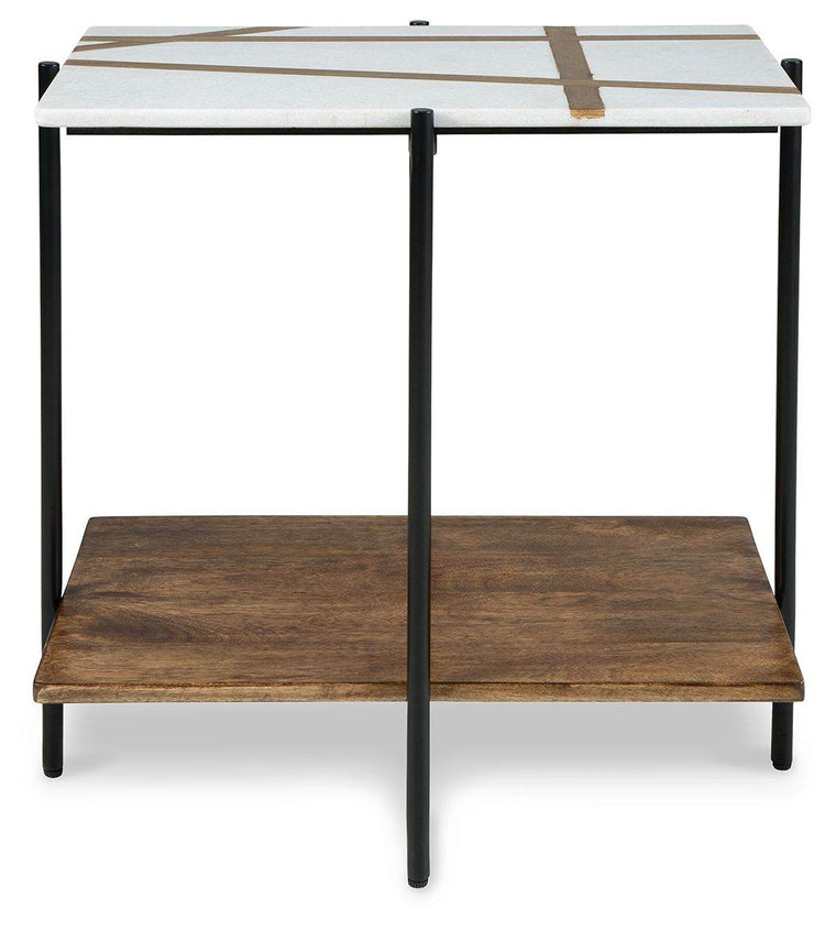 Braxmore - White / Light Brown - Accent Table - Forward Furniture