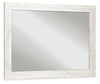 Paxberry - Bedroom Accent Mirror - Whitewash