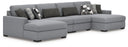 4 Pc. Double Chaise Sectional