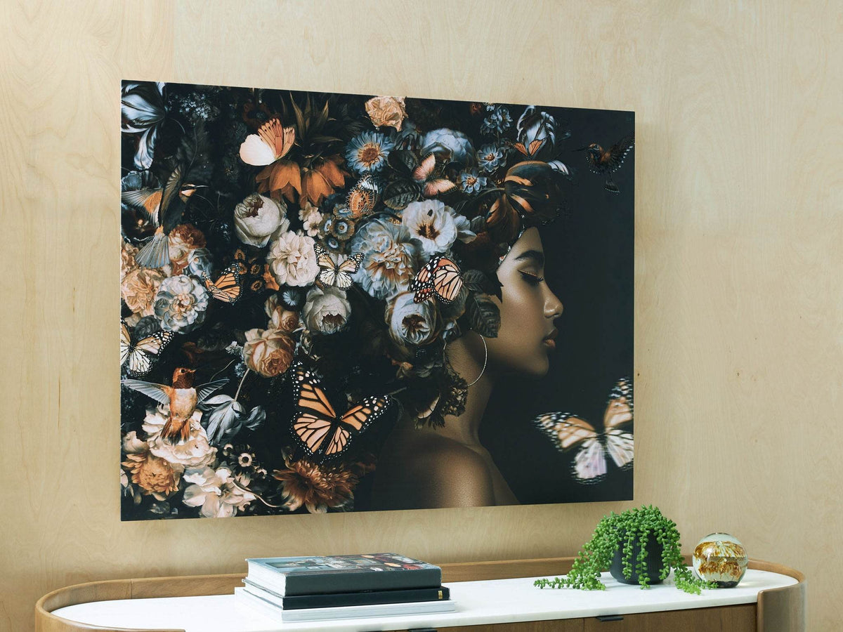 Valfer - Orange / Black / White - Wall Art - Forward Furniture