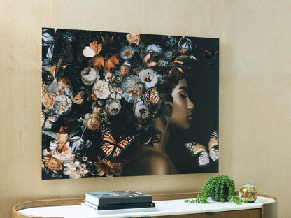 Valfer - Orange / Black / White - Wall Art - Forward Furniture