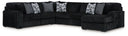 4 Pc. Right Arm Facing Corner Chaise Sectional