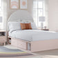 Wistenpine - Upholstered Panel Bed With Storage