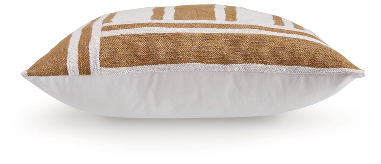 Darrman - Pillow (Set of 4) - Ochre / Ivory