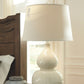 Saffi - Cream - Ceramic Table Lamp