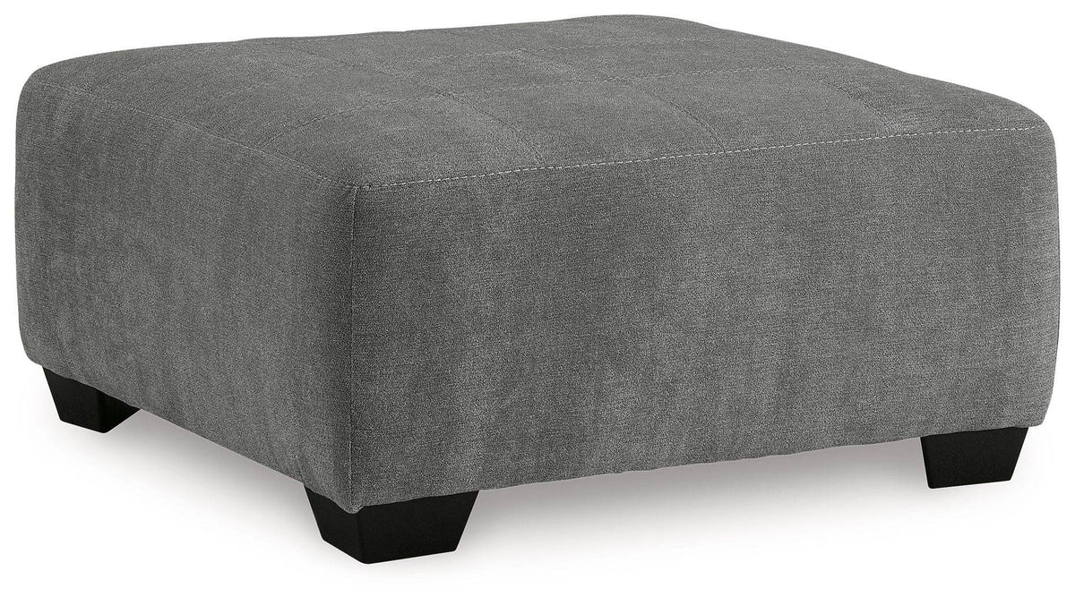 Birkdale Court - Oversized Accent Ottoman - Gray