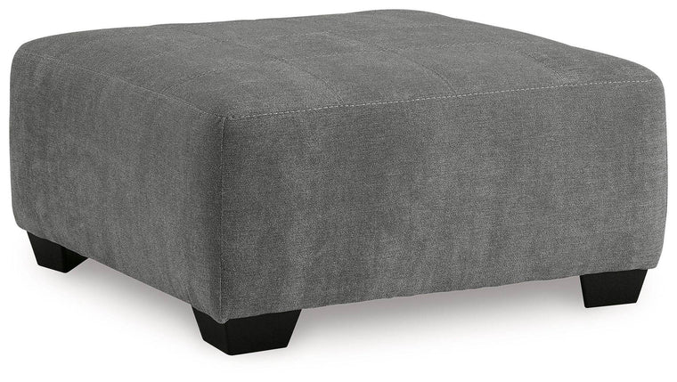 Birkdale Court - Gray - Oversized Accent Ottoman - Forward Furniture