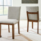 Kraeburn - Beige / Brown - Dining Upholstered Side Chair (Set of 2)